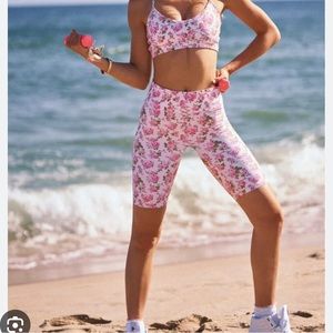 Love shack fancy X Bandier biker shorts